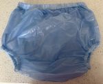 Blue Plastic Pants